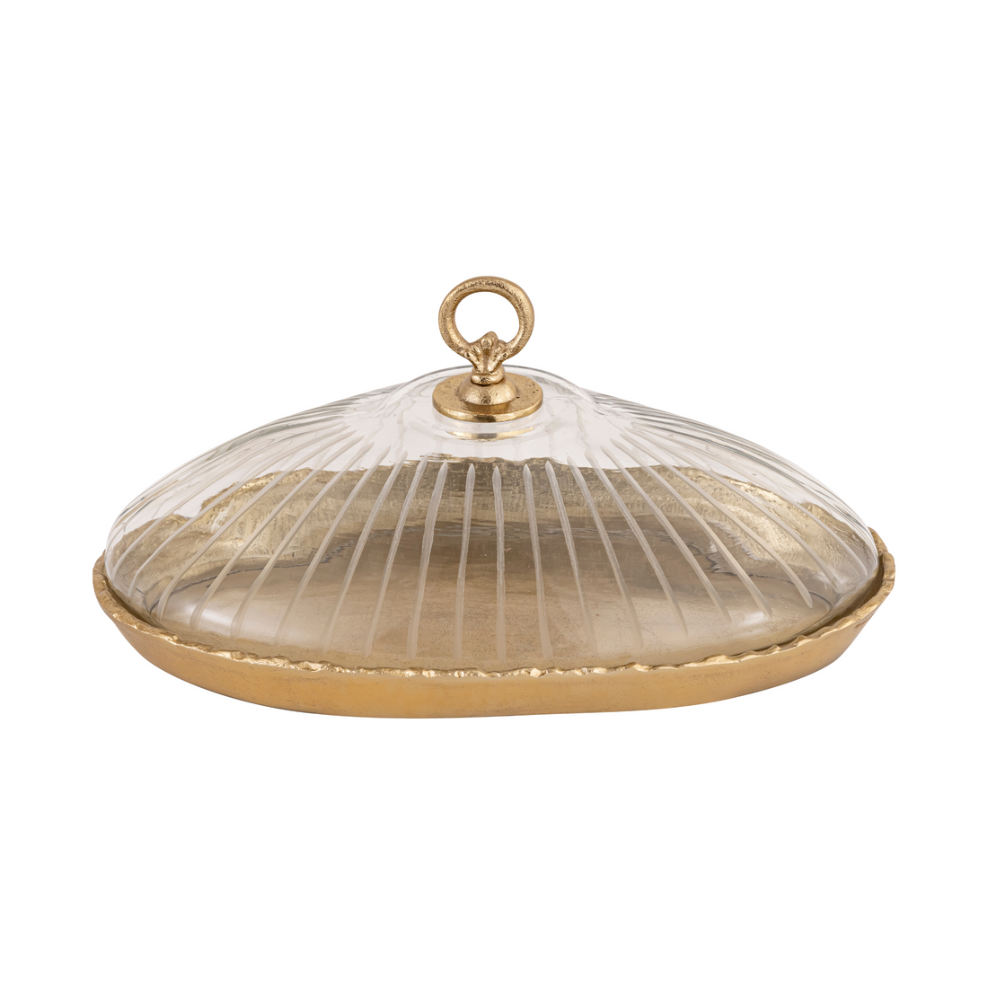 Platter With Glass Cover