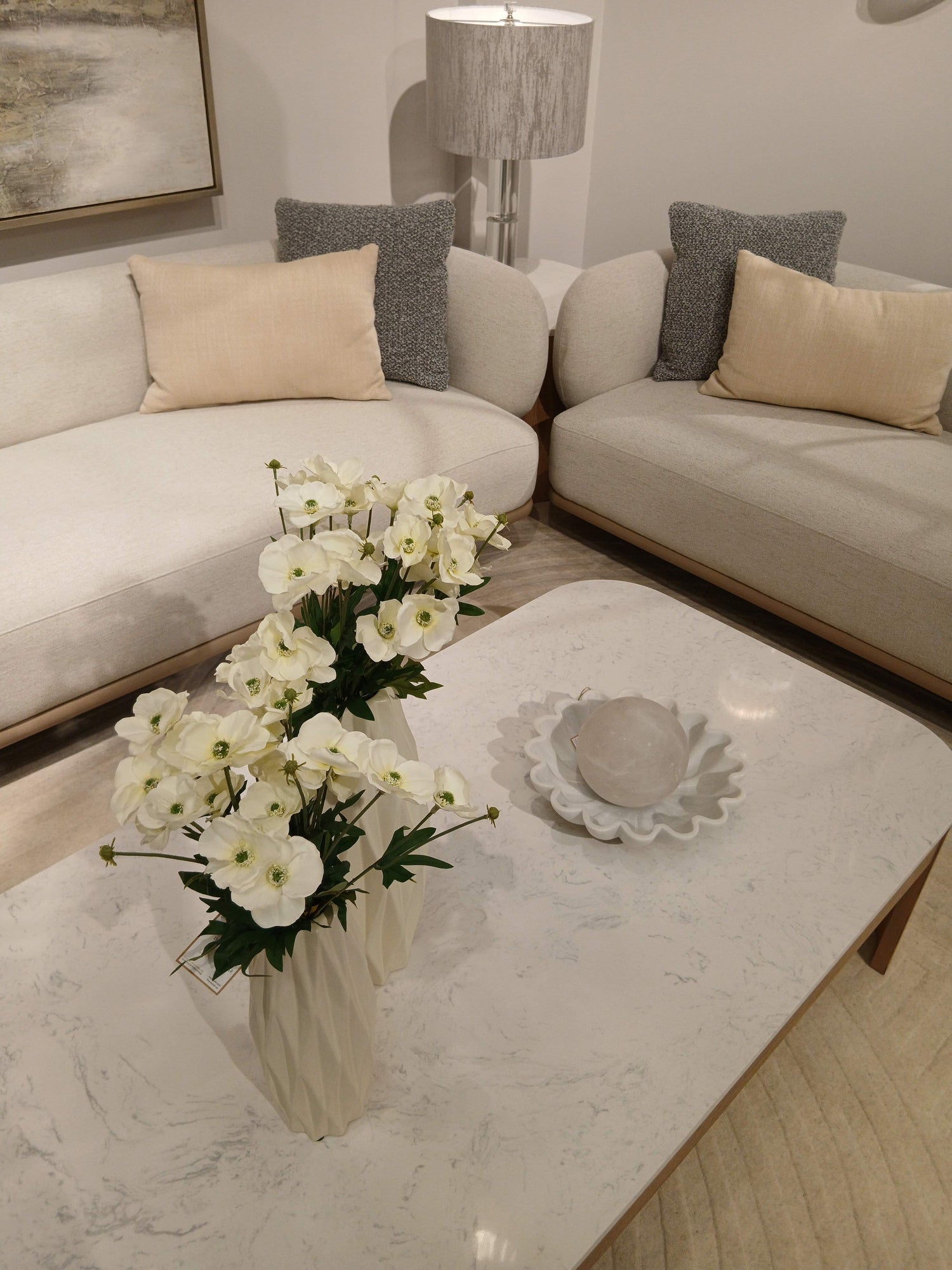 Leaner 3 seater sofa