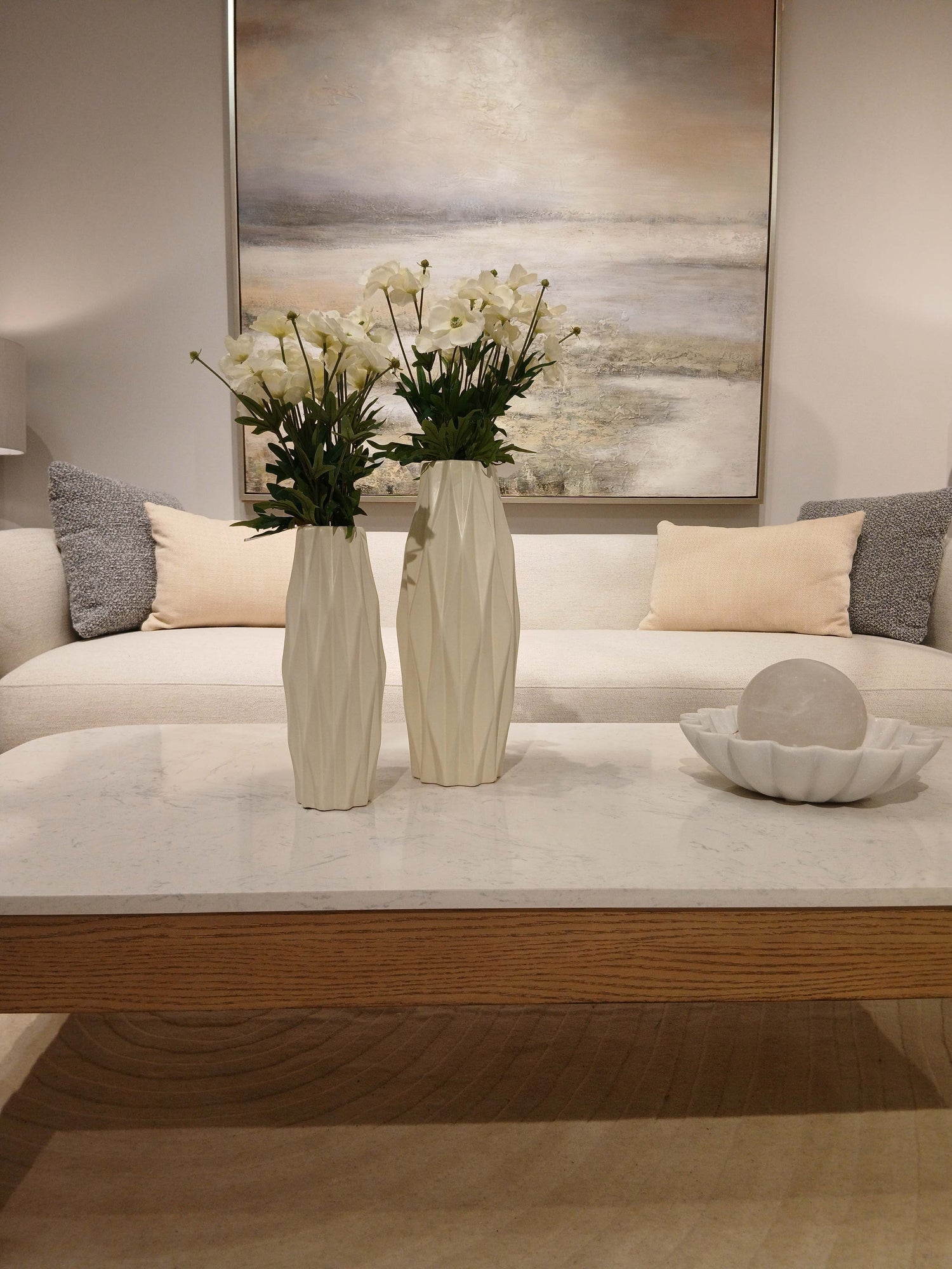 Leaner 3 seater sofa