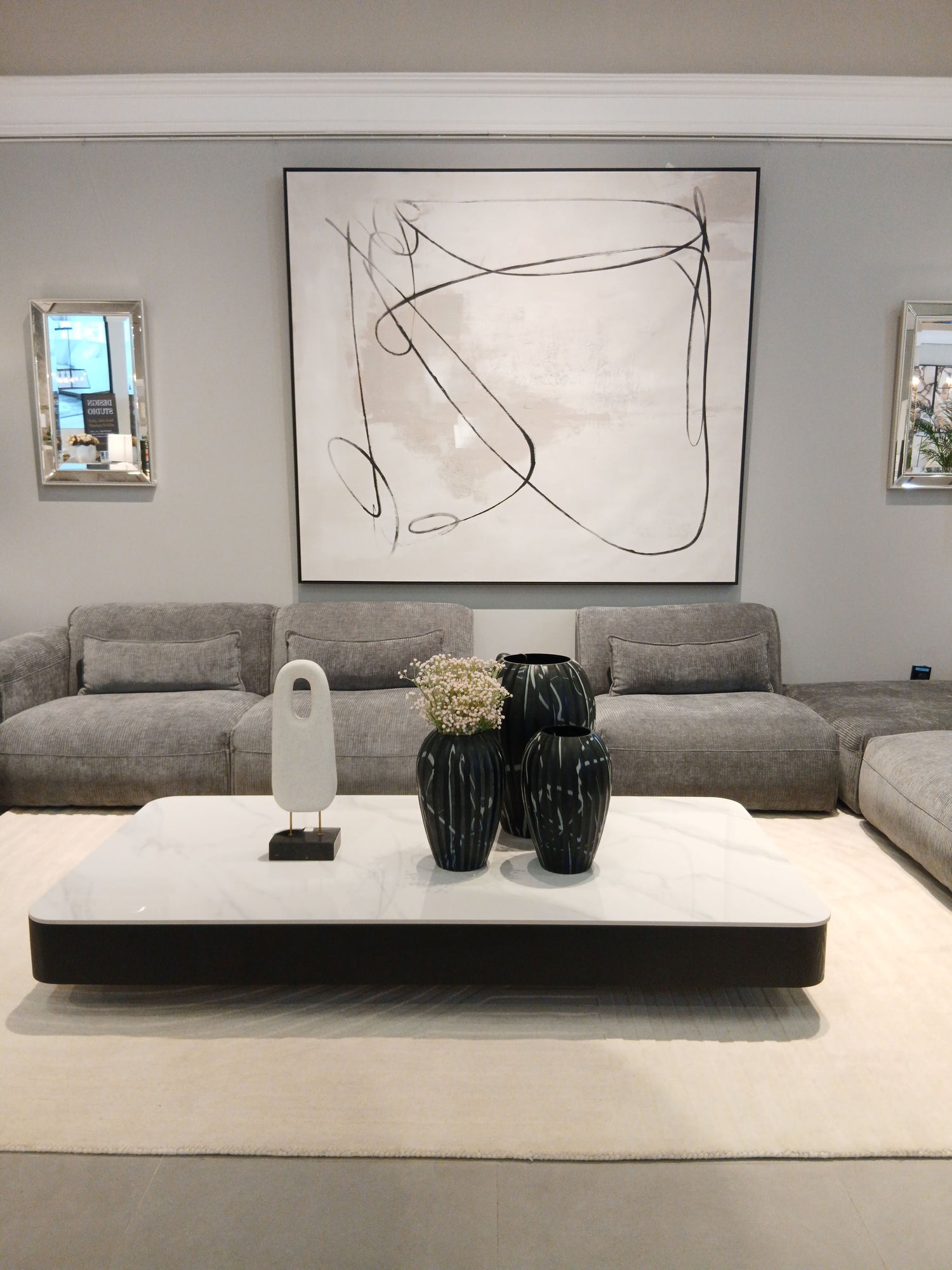 AlDana black Ottoman