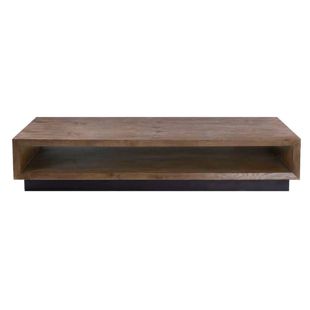 Oak Wood Coffee TABLE (6650905395296)