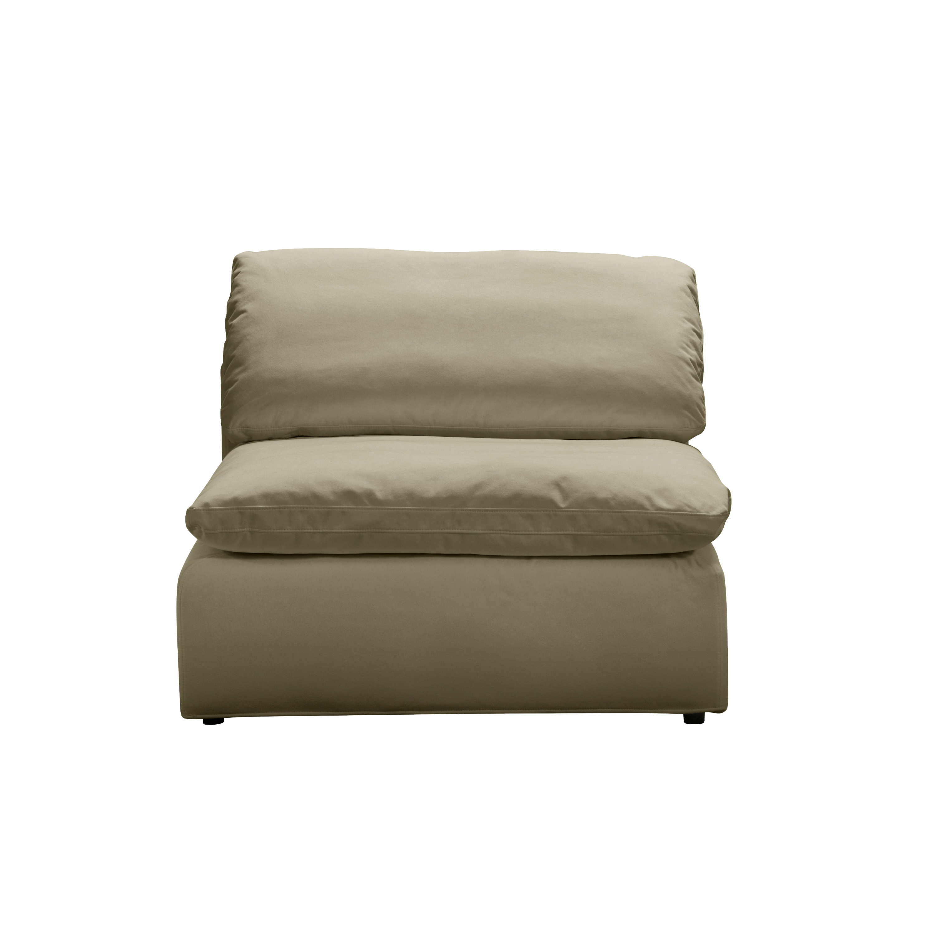 Elitey armless sectional