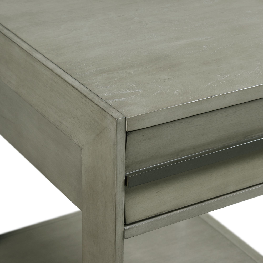 Gordon Rectangular End Table In Grey (6629946982496)