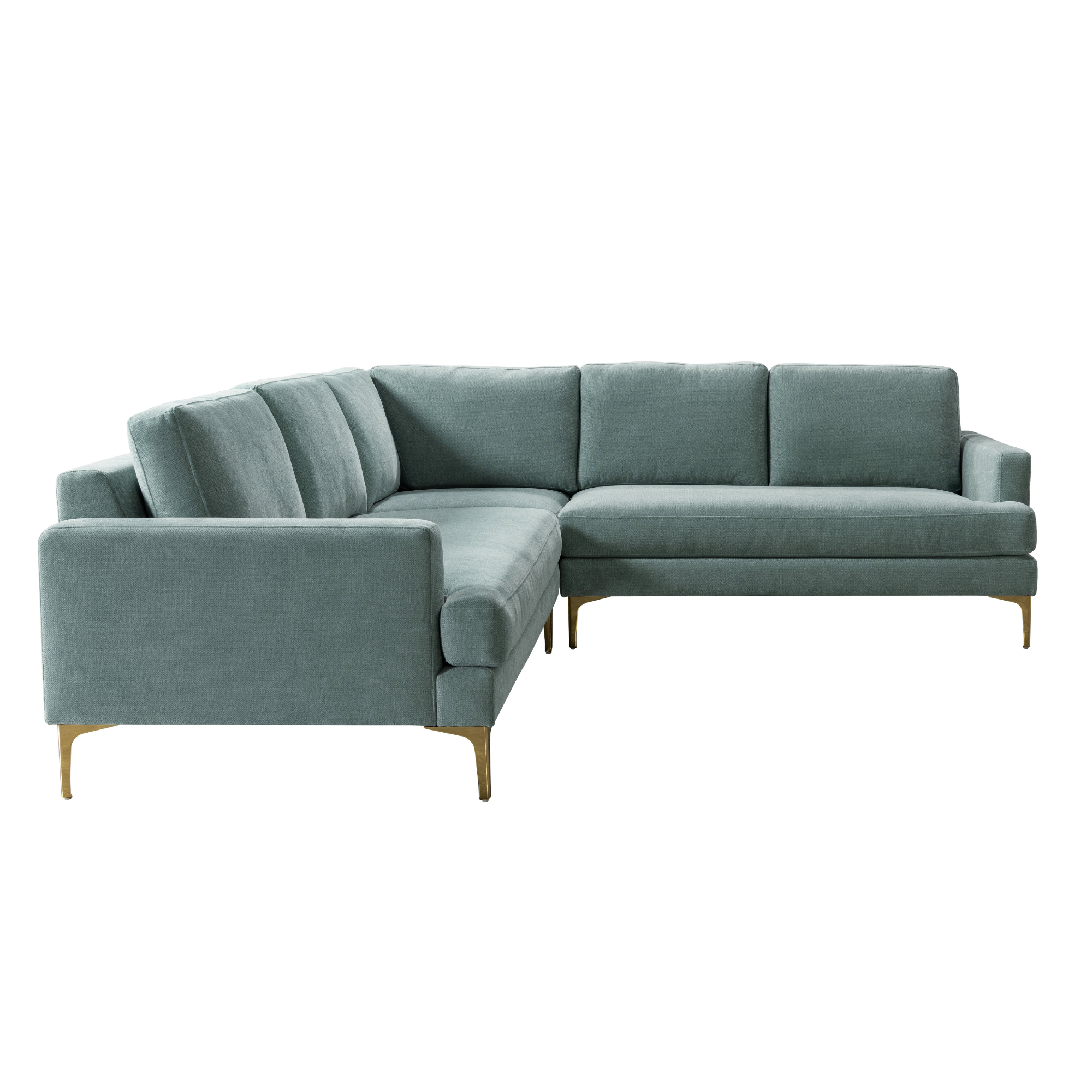 The Grey & Gold Sectional (8782156366145)