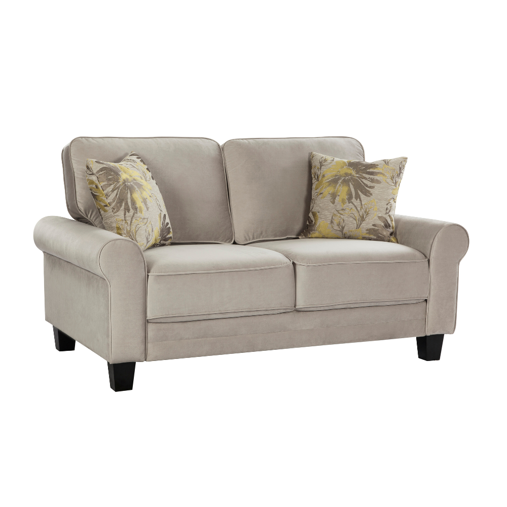 Claremont Carefree Beige Loveseat (6645529313376)