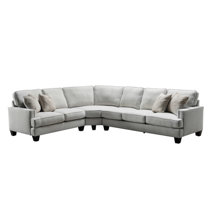 Luis Grey Left Arm Facing Loveseat W136