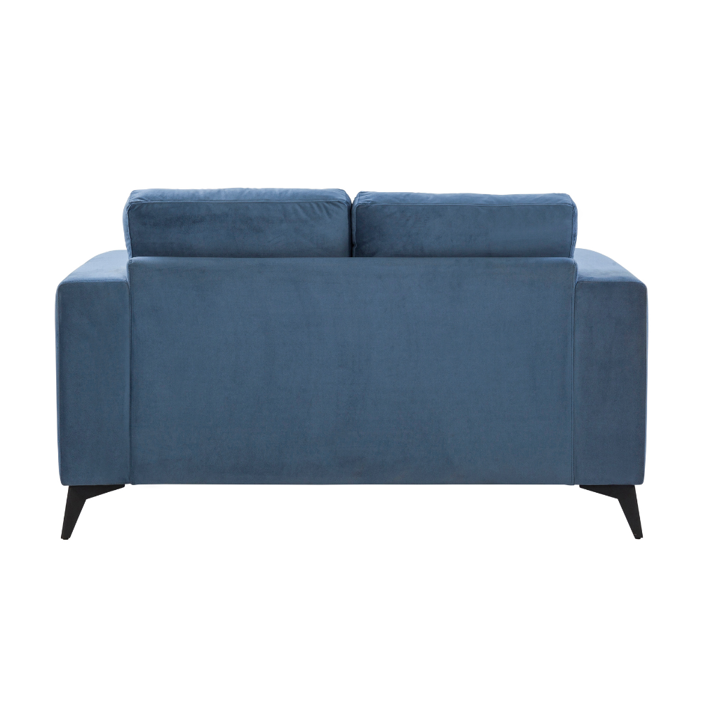 Brandon Beloved Dark Blue Loveseat (6645528920160)