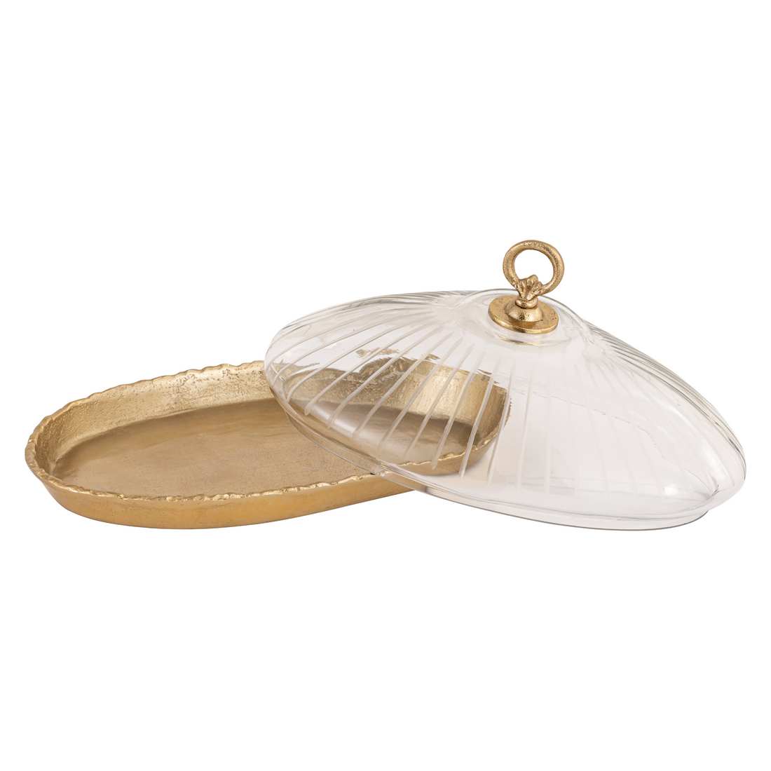 Platter With Glass Cover