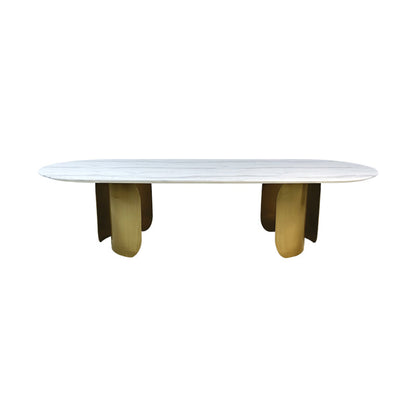 Oval Marble Dining Table