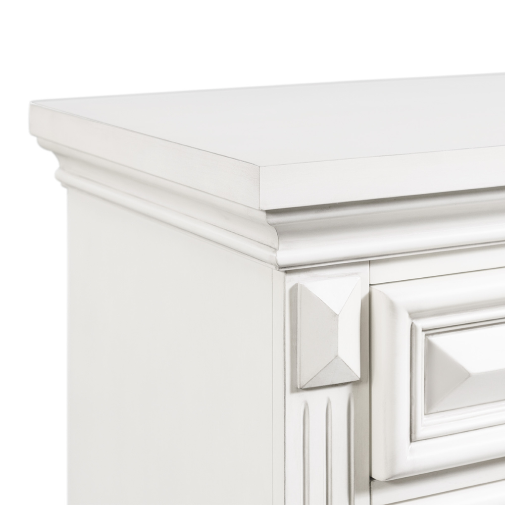Calloway Nightstand Antique White Color