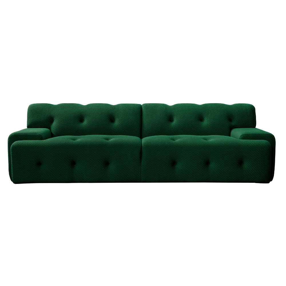 Verdite Dark Green 4 Seater Sofa (245cm)