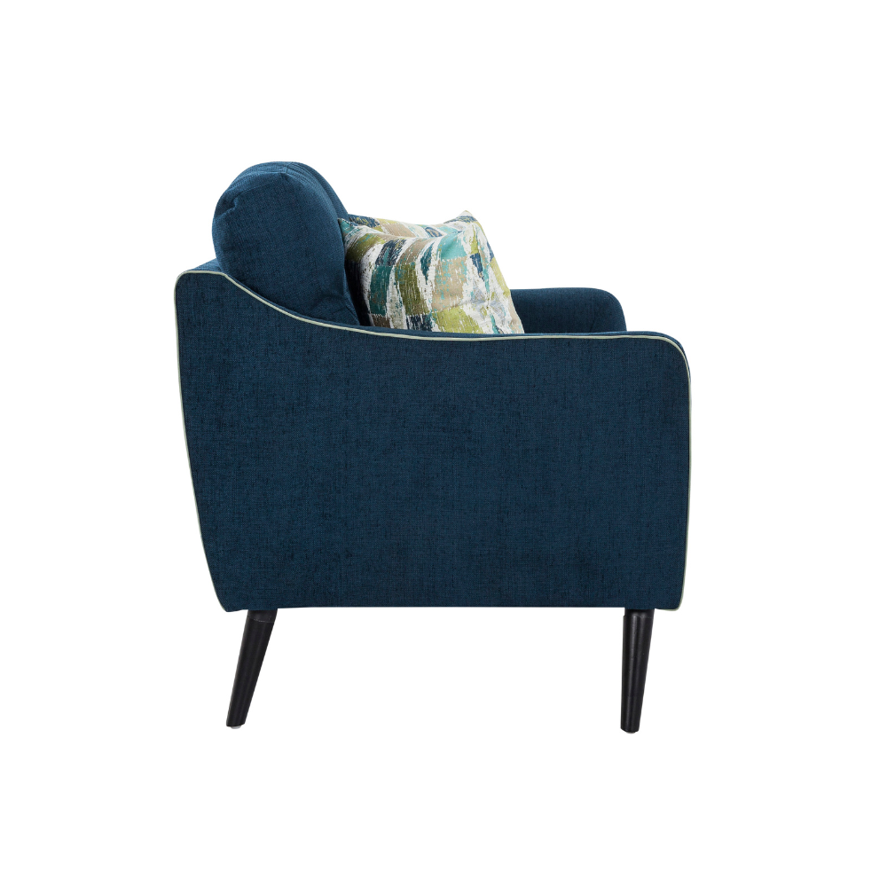 Anchorage Aura Dark Blue Loveseat (6645529182304)