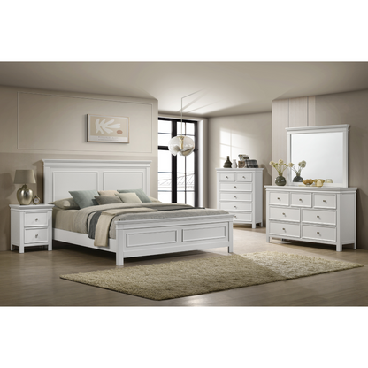 Provence White Wood Bedroom