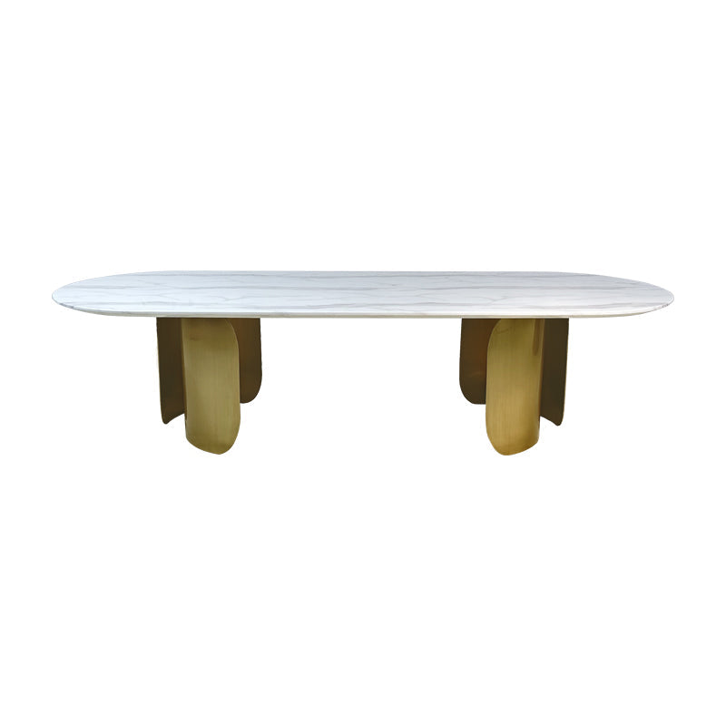 Oval Marble Dining Table