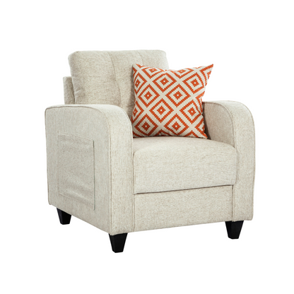 Fullerton Fantasy Beige Chair (6645529608288)