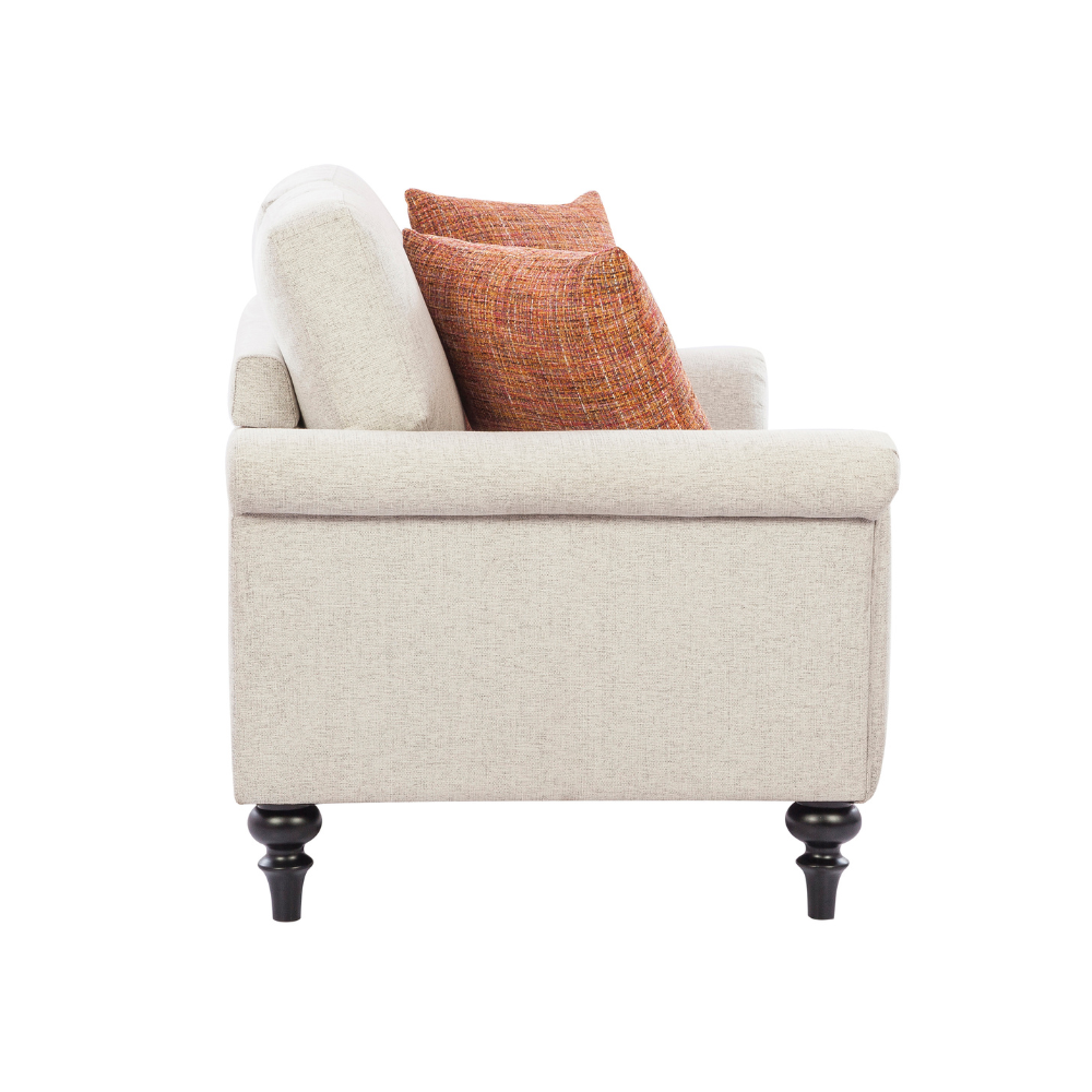 Hampton Holiday Beige Loveseat (6645526954080)