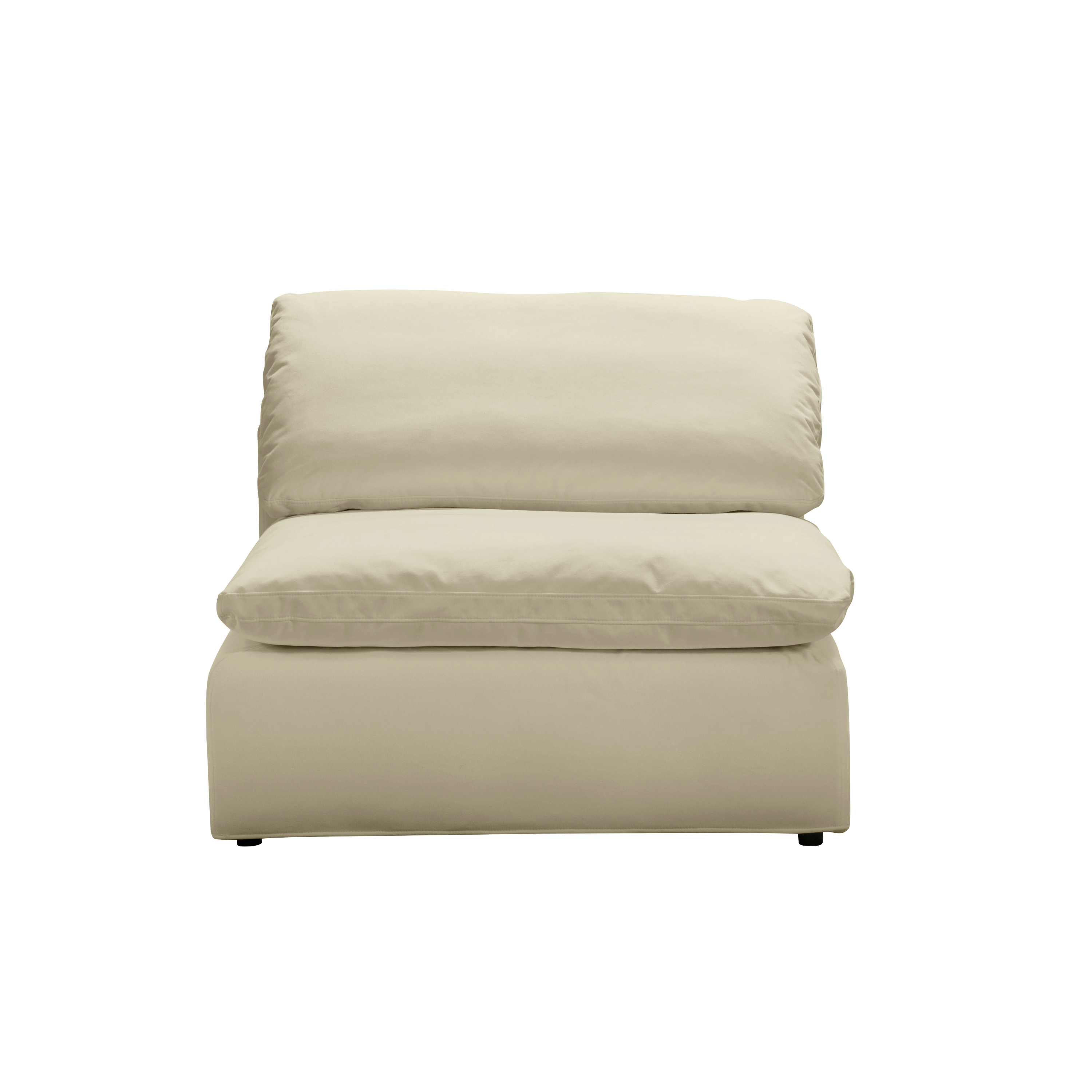 Elitey armless sectional