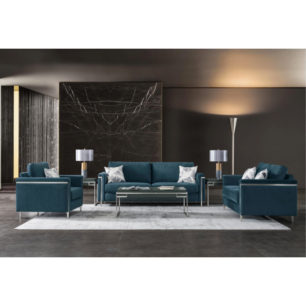 Amal Blue Loveseat (6623746293856)