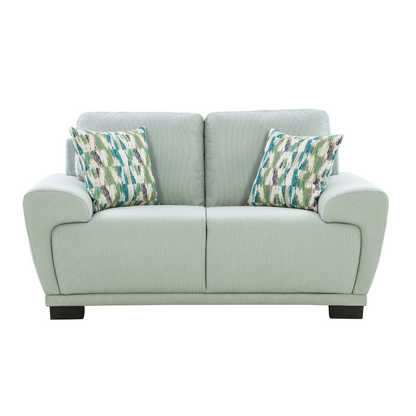 Clarkville Teal Loveseat (6639463137376)