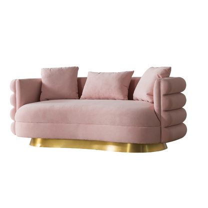 Huda Pink Loveseat (6623746752608)