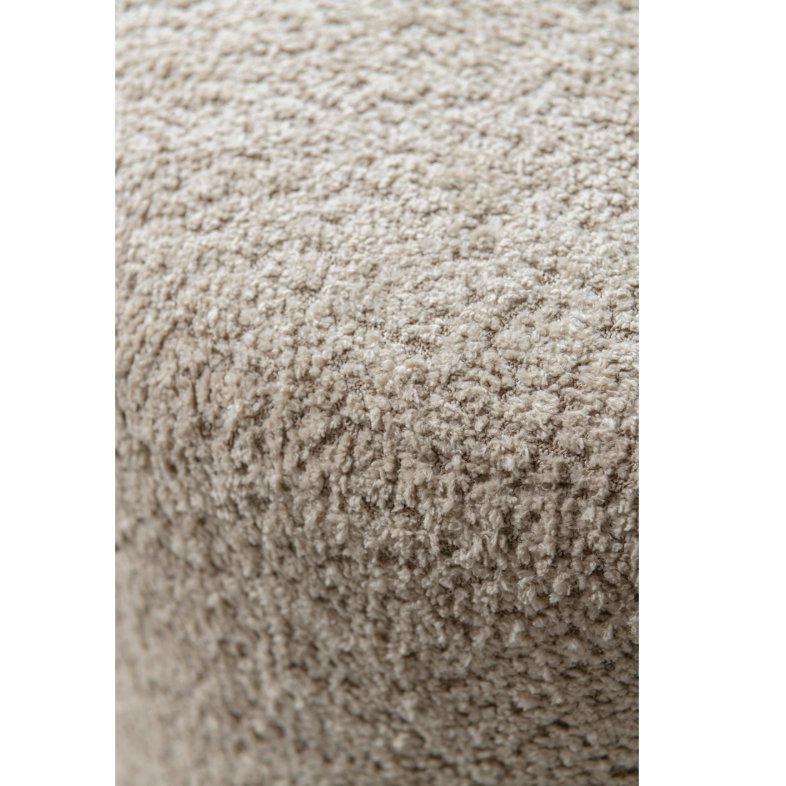 Beige Linen Ottoman W40Xh45Cm