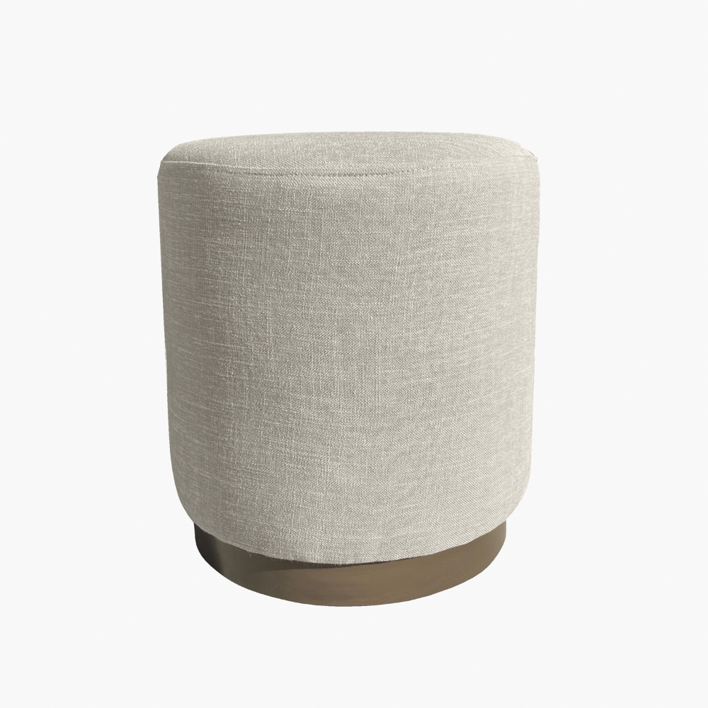 Pattern Beige/Gold Ottoman