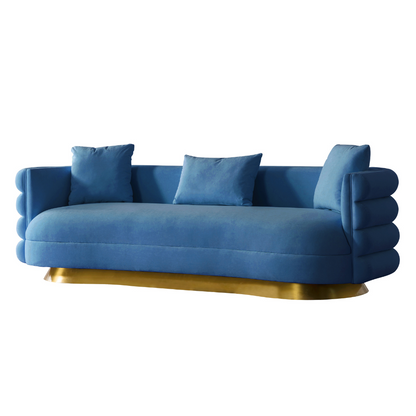 Power Blue Sofa (250cm)