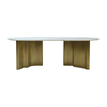 Samuel Oval Marble Dining Table- 8 seater