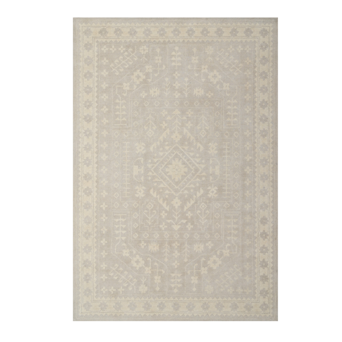 RUDA beige white Rug