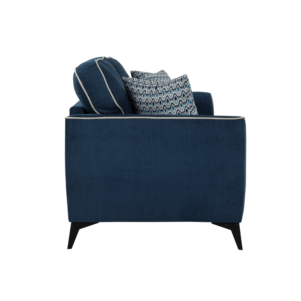 Anniston Appeal Blue Loveseat (6645527904352)