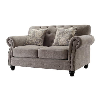 Nebraska Grey Loveseat (170cm)