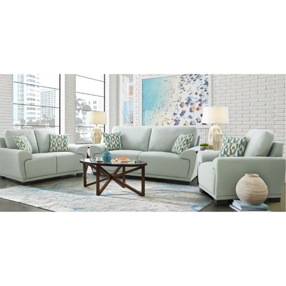 Clarkville Teal Loveseat (6639463137376)