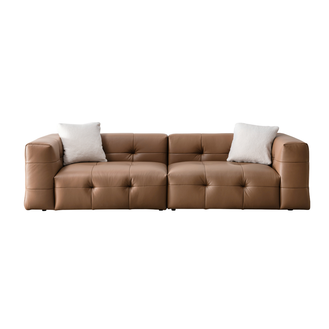 Marshy leather 4 seater sofa (268cm)