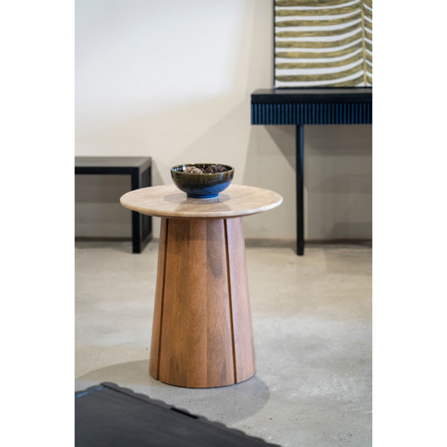 Milav Round Side Table