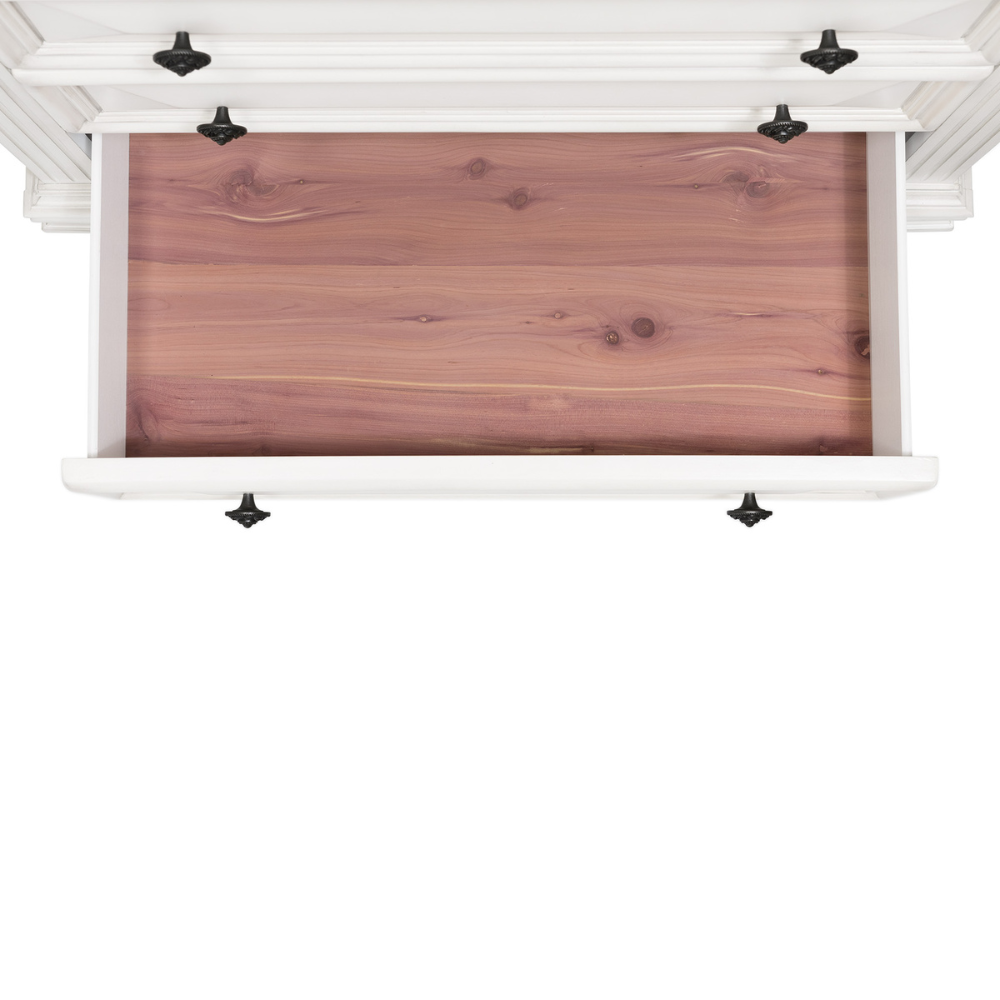 Calloway Media Chest White Color