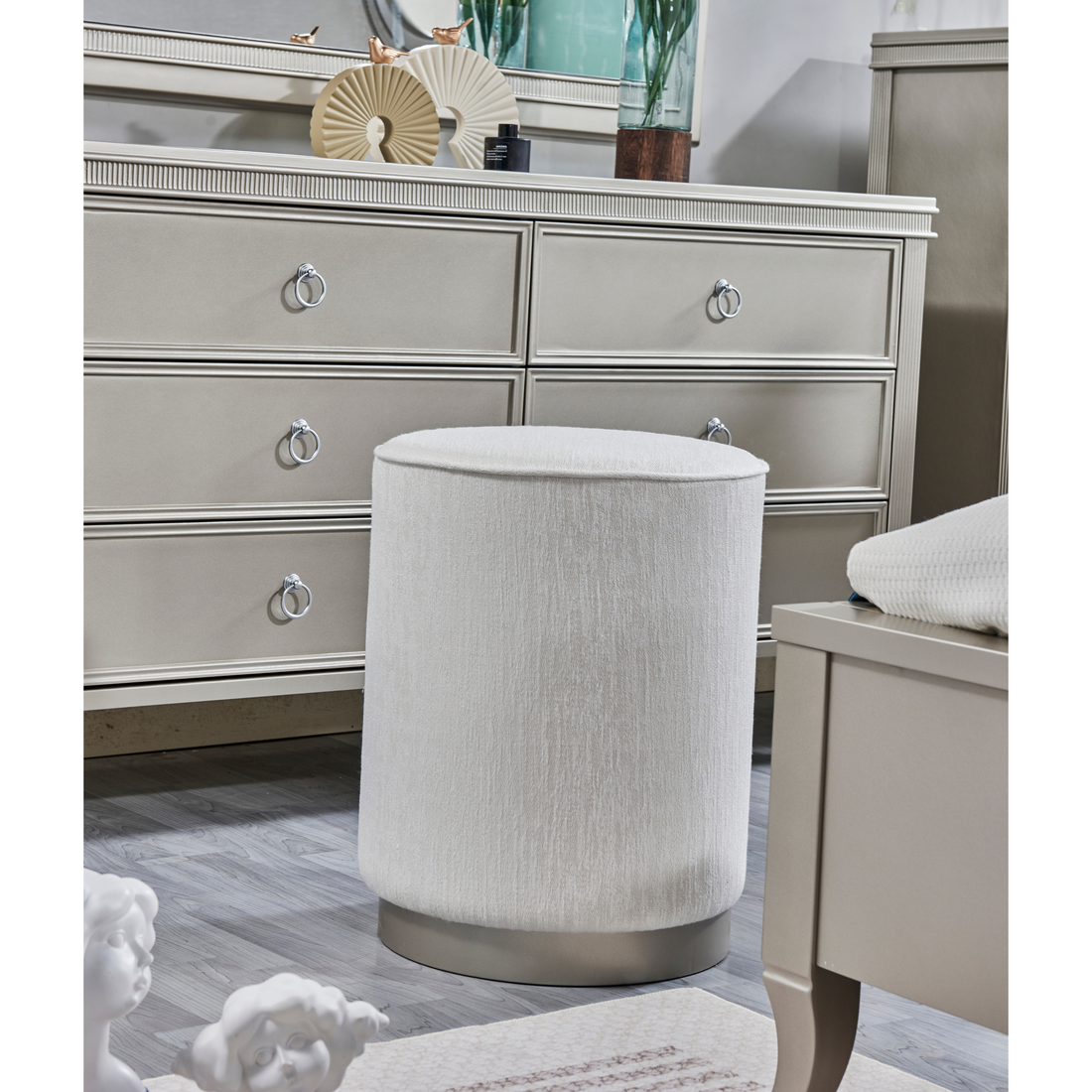 Shiny Wood End Table