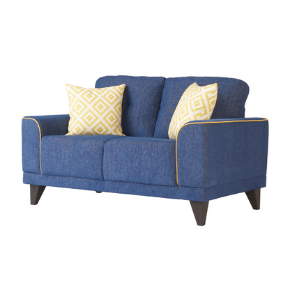 Maryland Majestic Dark Blue Loveseat (6645529870432)