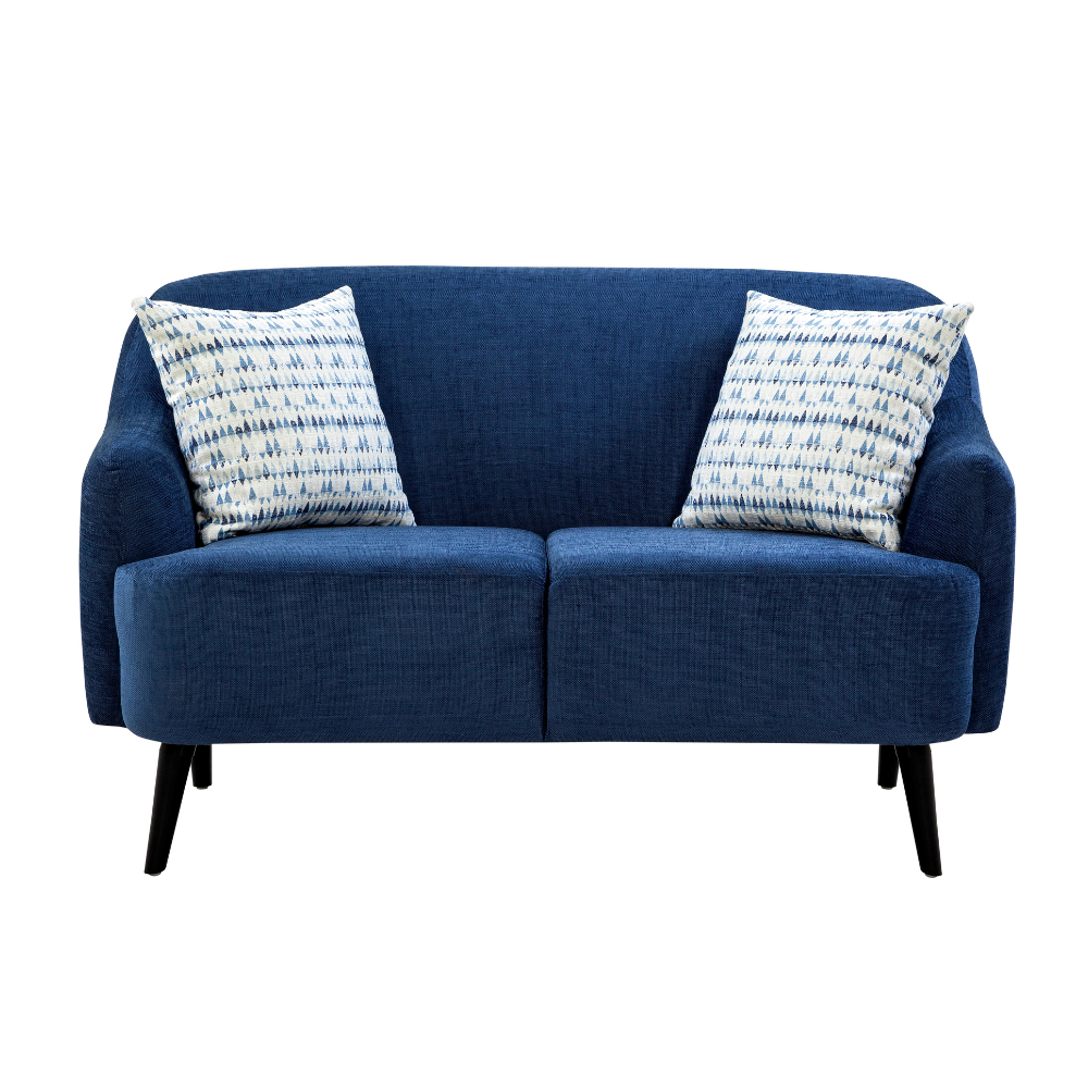 Nelson Winsome Dark Blue Loveseat (6645528789088)