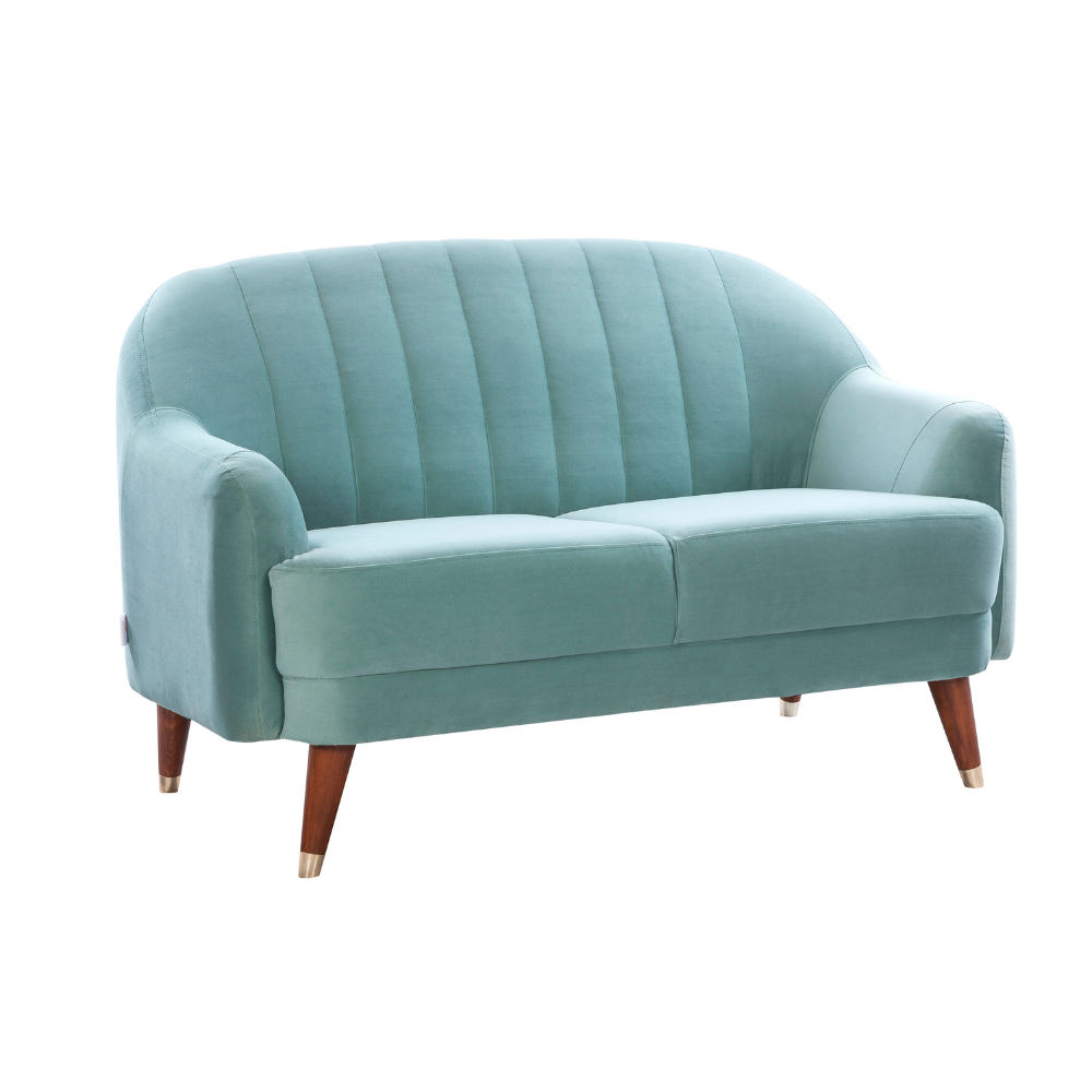 Warwick Warmth Light Blue Loveseat (6645528428640)