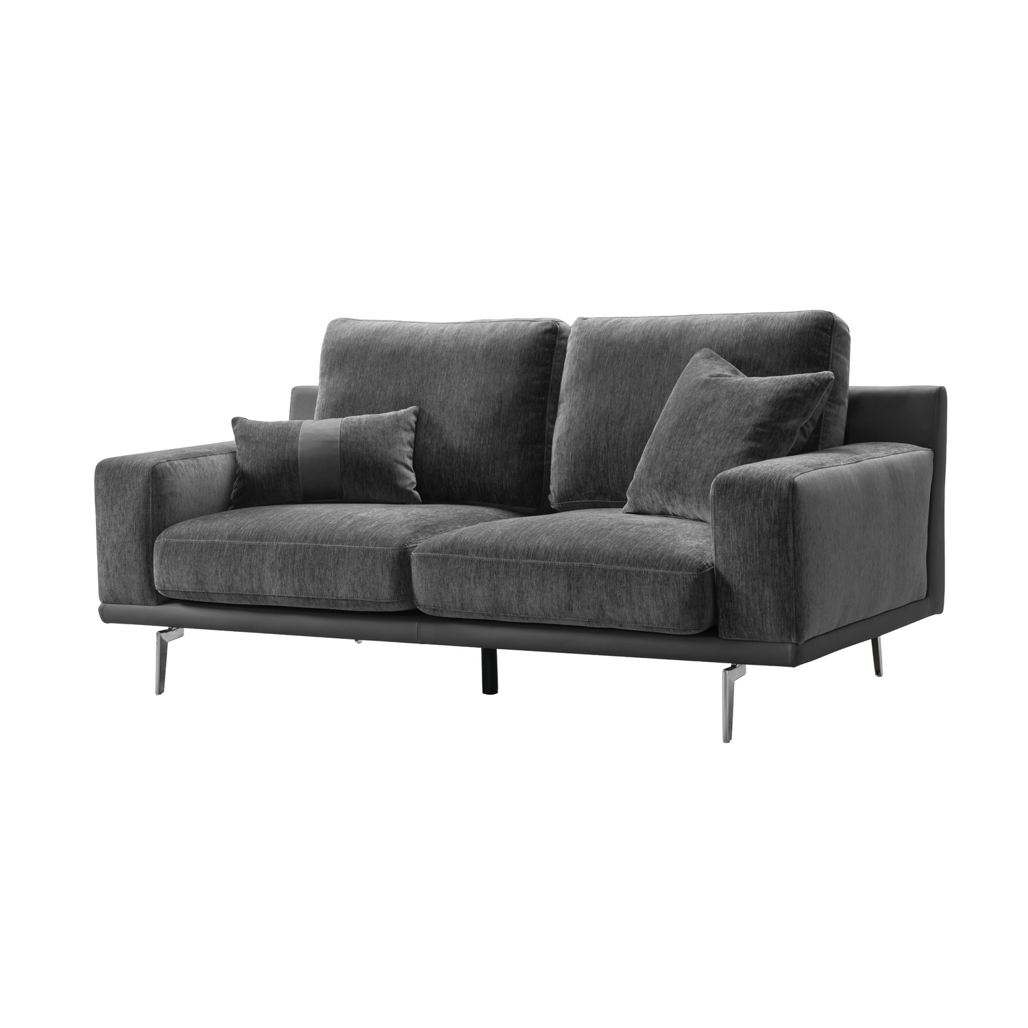 Whisper Soft Black Sofa Set