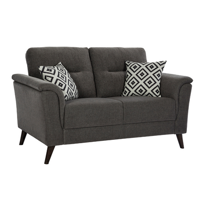 Concord Comfort Grey Sofa Set (6645527183456)