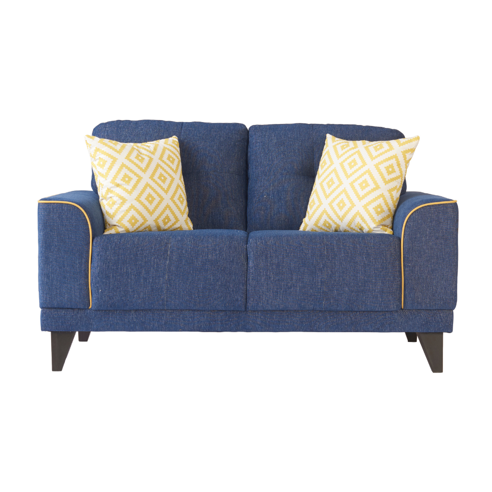 Maryland Majestic Dark Blue Loveseat (6645529870432)