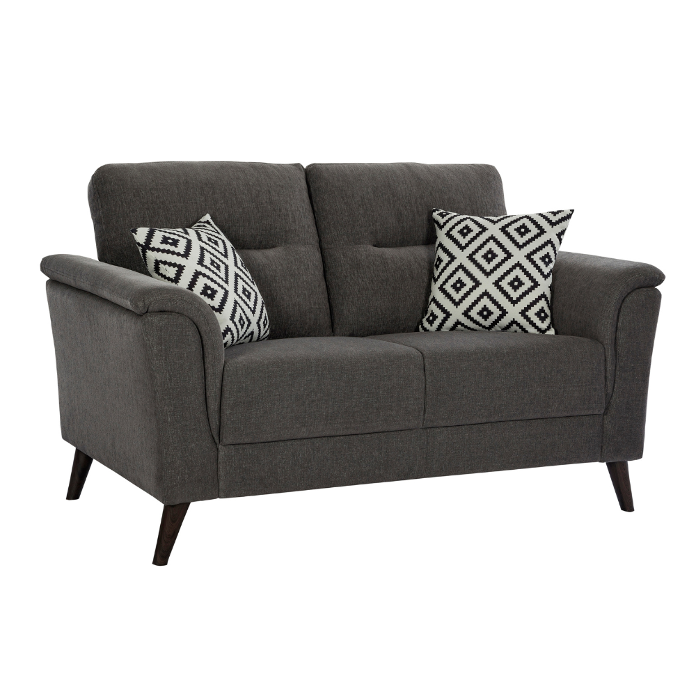 Concord Comfort Grey Loveseat (6645529444448)