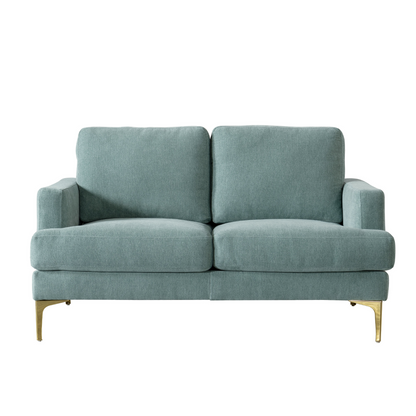 The Grey &amp; Gold Loveseat