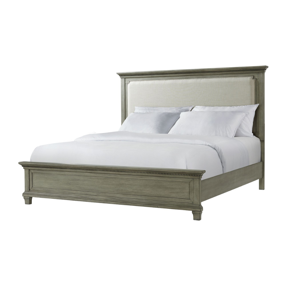 Crawford King Bed Grey