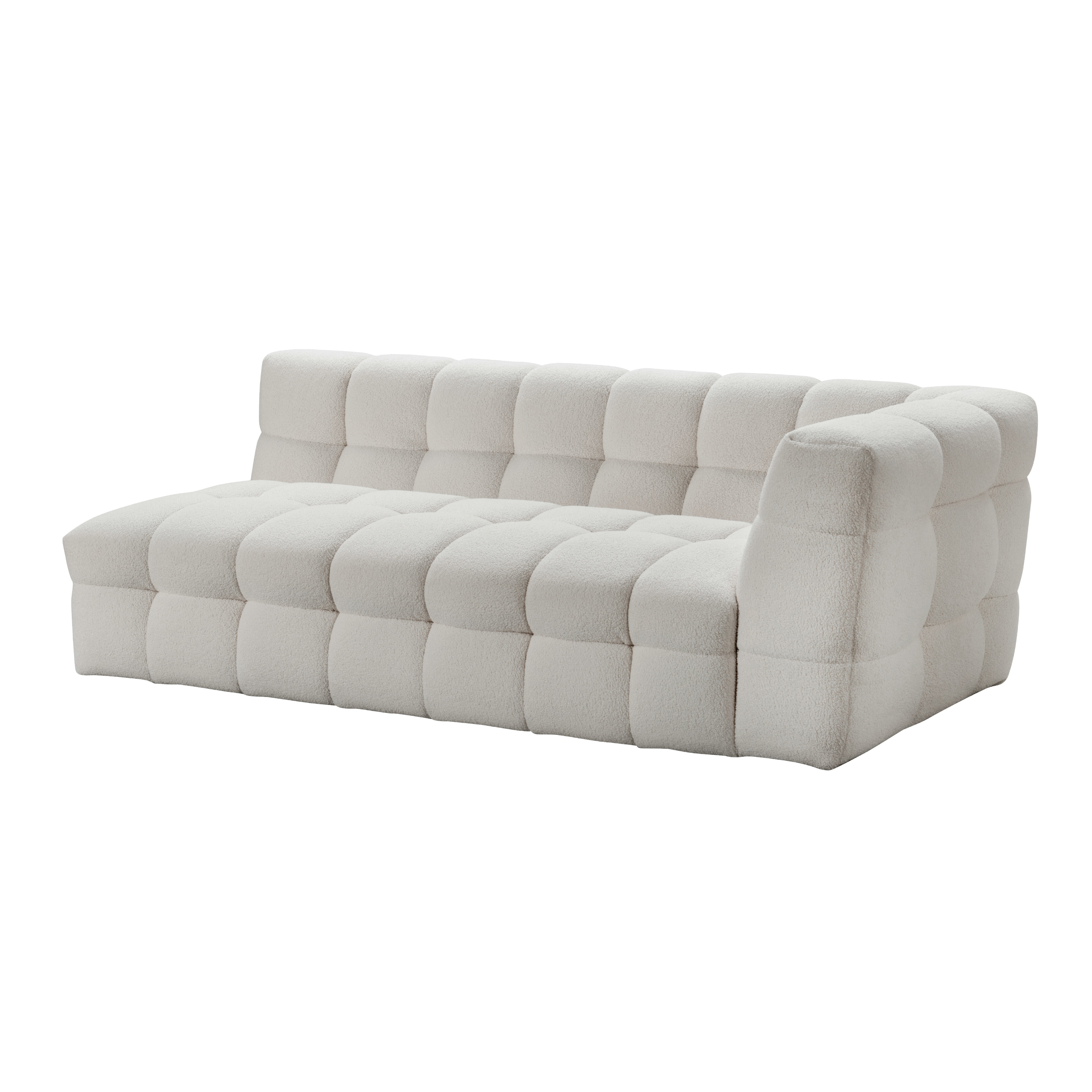 Timeless Classic Cream Right Arm Facing Sofa