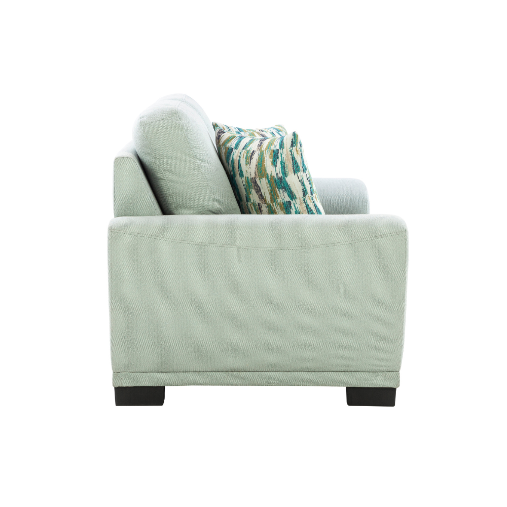 Clarkville Teal Loveseat (6639463137376)