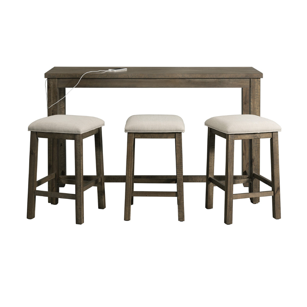 Stone Occasional Bar Table Pack Gray (8785085301057)