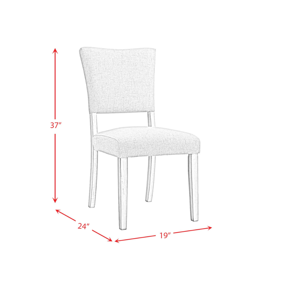 Bette Side Chair In White