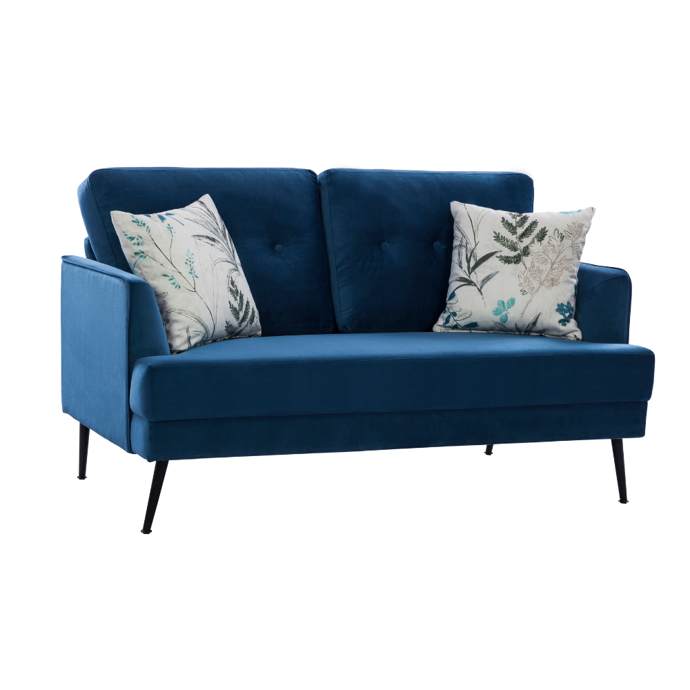 Brisbane Bold Blue Loveseat (6645527576672)